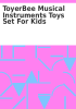 Book cover for "ToyerBee musical instruments toys set for kids".