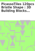 Book cover for "PicassoTiles 120pcs bristle shape".